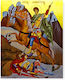 Rice Paper Decoupage A3 – Image of Saint Demetrios