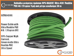 Conchord Cablu Electric 99% Cupru 4gaus Ultra 430 G Preț Pe Metru Verde