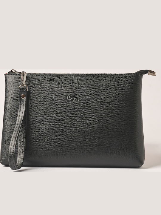 Toya Leder Damentasche Handtasche Schwarz
