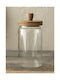 Galifas General Use Glass Jar with Airtight Lid Transparent 9x16cm 1 Piece