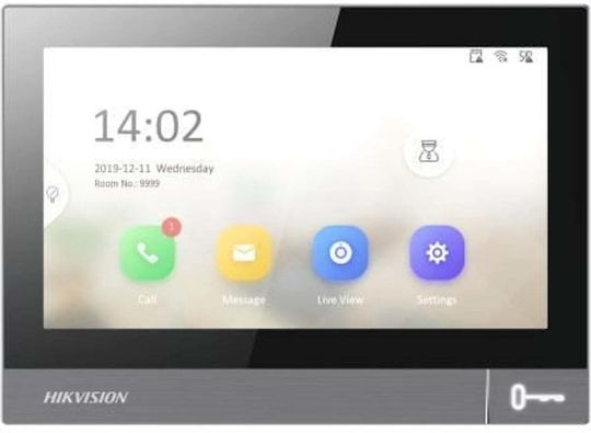 Hikvision Wi-Fi Video Intercom Set Black