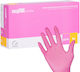 Kris Nails Nitrile Examination Gloves Powder Free Pink 100pcs