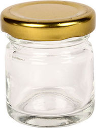 Βαζάκι Γυάλινο με Καπάκι 40ml (100τμχ)