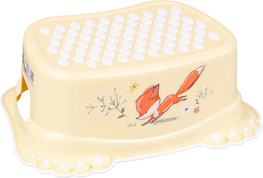 Anti-slip Footstool Forest Fairytale Light Yellow