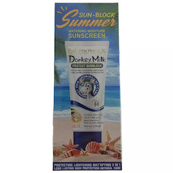 M-Elite Donkey Milk Cremă Antisolară SPF60 130ml M-Elite Donkey Milk Cremă Antisolară SPF60 130ml