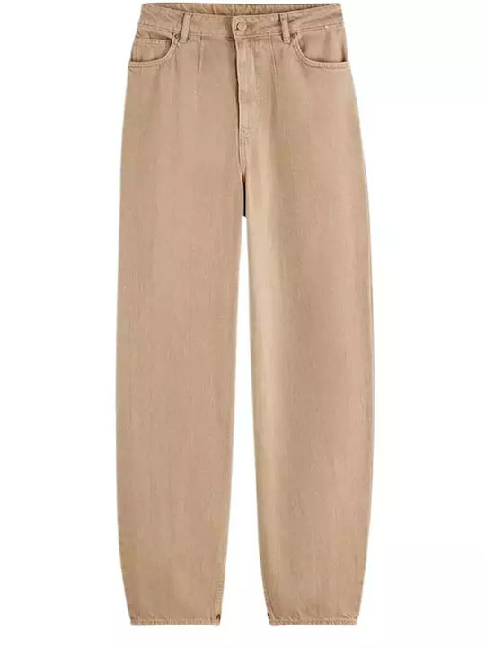 The Tide Women's Jean Trousers in Balloon Line Desert Sand