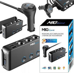 MBG HC67C Auto-Ladegerät mit Anschlüssen 4xUSB-A 1xType-C 3xZigarettenanzünder MBG HC67C Auto-Ladegerät mit Anschlüssen 4xUSB-A 1xType-C 3xZigarettenanzünder