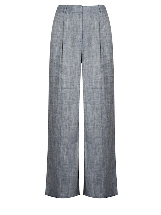 Women's Fabric Trousers Ecru