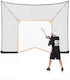 Vevor 12x9 Ft Hockey Lacrosse Torwartnetz Training Erweiterte Abdeckung