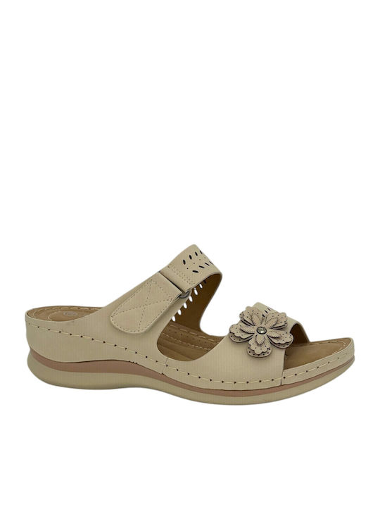 Alta Moda Summer Women's Beige Platforms