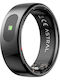 Forever Astral SR-100 Smart Ring 17.5mm Wasserdicht mit Pulsmesser Schwarz