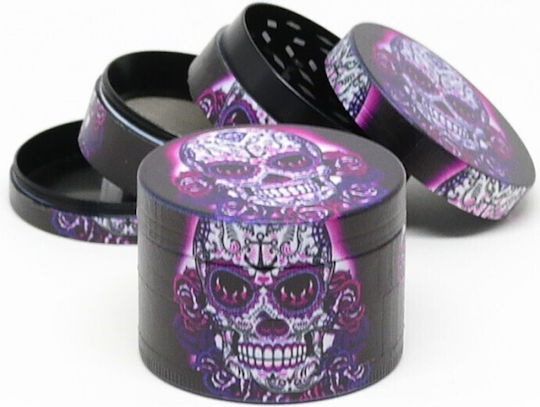 Τρίφτης Καπνού Mado Multi Skull 50mm 4 Parts 661-2187 D