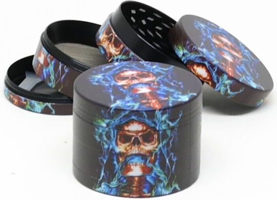 Τρίφτης Καπνού Mado Multi Skull 50mm 4 Parts 661-2187 E