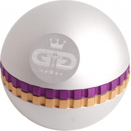 Grace Ball Jk4207 Aluminum Tobacco Grinder 4 Parts 50mm White