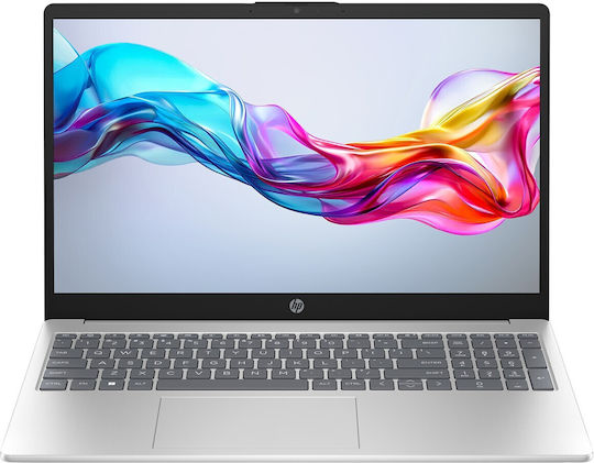 HP 15-fd0234nw 15.6" FHD (Kern i3-1215U/8GB/256GB SSD/Kein Betriebssystem) Natural Silver (International English Tastatur)