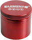 Elemente Mühle Kleine Rote 4-teilige Aluminium 49mm