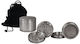 Hammercraft CNC Grinder Aluminum Grinder Bag 63mm Silver 4 Parts