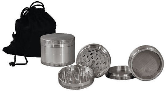 Hammercraft CNC Grinder Aluminum Grinder Bag 63mm Silver 4 Parts
