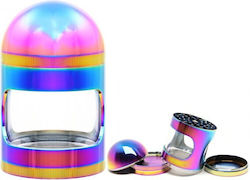 Τρίφτης Καπνού Atomic Metal Grinder Rainbow Aluminium 5 Parts 63mm 212561