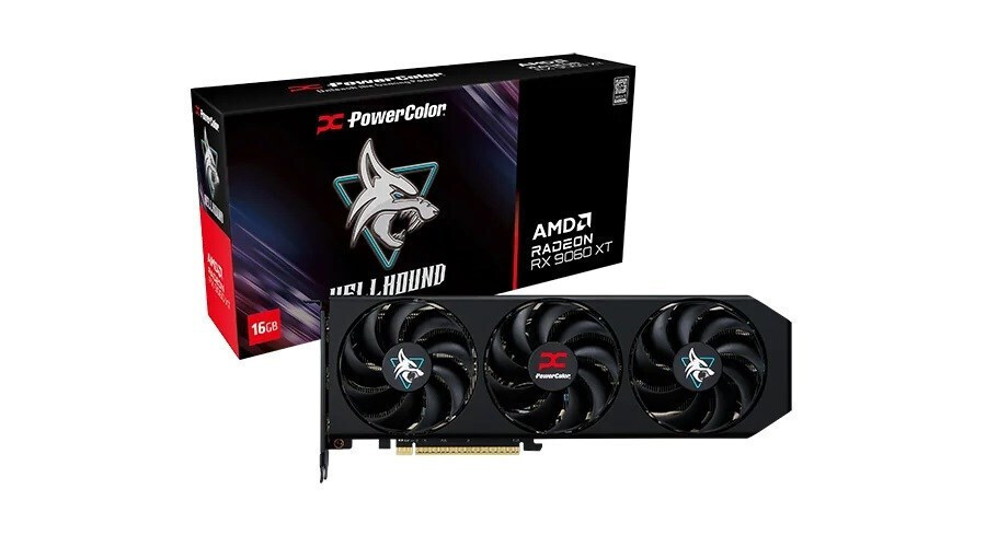 PowerColor Radeon RX 9060 XT 16GB GDDR6 Hellhound Κάρτα Γραφικών