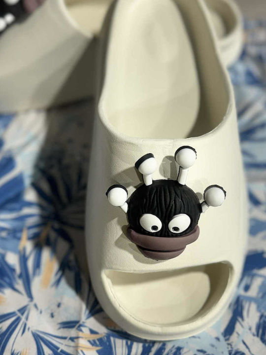 Kinder Badeschlappen Beige