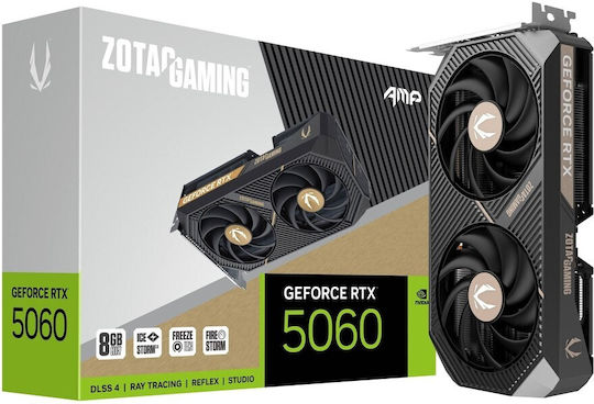 Zotac GeForce RTX 5060 8GB GDDR7 AMP Κάρτα Γραφικών
