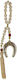 Marhome Acrilyc Worry Beads with Tassel Gold