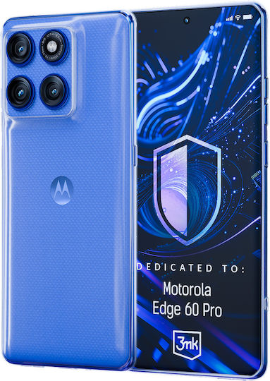 3MK Clear Задна корица Пластмаса Прозрачен (Motorola Edge 60 Pro - 3mk)