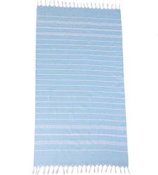 Estia Azure Stripes Tides Βαμβακερή Γαλάζια Estia Azure Stripes Tides Βαμβακερή Γαλάζια