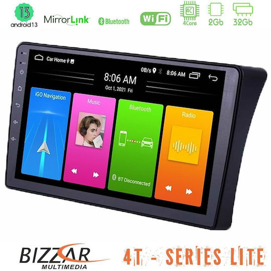 Bizzar Car Audio System for Nissan Navara / Pathfinder 2004-2016 (Bluetooth/USB/WiFi/GPS/Apple-Carplay/Android-Auto) with Touch Screen 9"