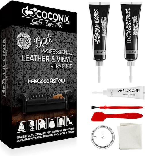 Black Leather Repair Restoration Kit Car Upholstery Sofas Jackets Armchairs Leather Products
