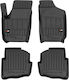 Set of Front and Rear Mats 4pcs for Skoda Fabia 1999-2008 Black