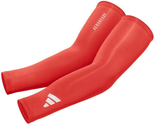 Adidas Aeroready Compression Arm Sleeves Red L XL Sleeves Adsl-13012rd