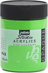 Acrylic Colours Pebeo 500ml Green Cadmium Acrylic Colours Pebeo 500ml Green Cadmium