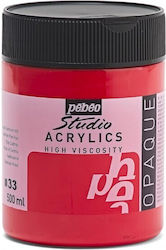 Acrylic Colours Pebeo 500ml Red Cadmium Acrylic Colours Pebeo 500ml Red Cadmium