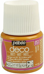 Acrylic Colour Mat Pebeo Deco 45ml Ochre