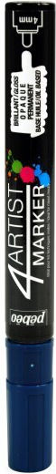 Pebeo Marker Permanent 4mm Deep Blue