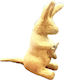 Papier Mache Kangaroo 23x22cm