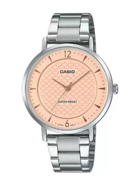 Casio Men's Watch Battery with Silver Metal Bracelet