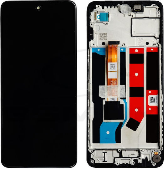 Oppo Οθόνη με Μηχανισμό Αφής και Πλαίσιο για Oppo A80 5G, A3 Pro CPH2639, CPH2665 (Μαύρο)