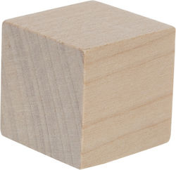 Дървен Куб Зъб 5.6x5.6см