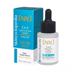 Skincyclopedia 10% Хиалуронова Киселина Комплекс Слънцезащитен Фактор SPF50 Серум 30мл Skincyclopedia 10% Хиалуронова Киселина Комплекс Слънцезащитен Фактор SPF50 Серум 30мл