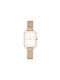 Chrysothemiss Womens Watch Themis Grace Square Watch Quartz Pink Gold