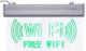 Rechargeable Double-Sided LED Marking Sign Wi-fi