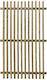 Ecoshadow Wooden Fence Grille Posts 3x3cm 90x H...