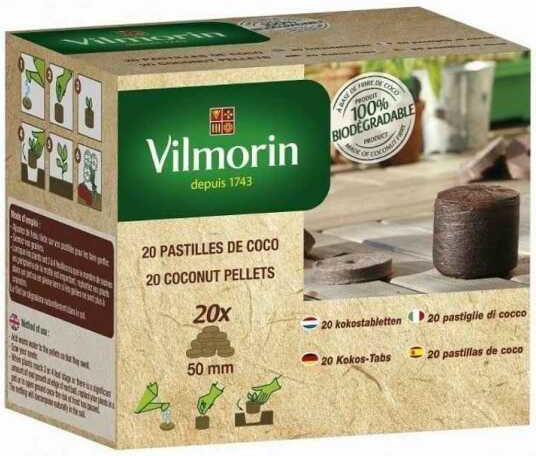 Vilmorin Planting Tablets Coconut Palm 50 Mm