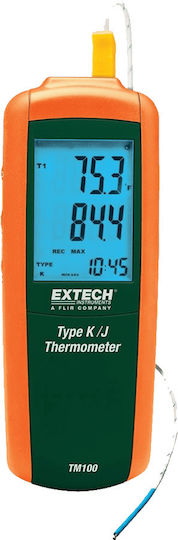 Extech Tm100 Typ K J Einzelne Eingabe Thermometer