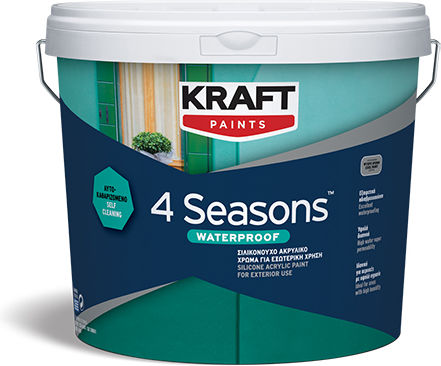 Kraft 4 Seasons Waterproof Acrylic High Quality 2.91lt Base R