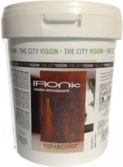 Novacolor Ironic Liquid Rust Effect Oxidizer Paint for Faux Finishes 1lt