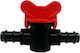 Connection Pipe Valve Red Butterfly Φ16 1 Pc